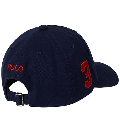 Polo Ralph Lauren Kappe - Navy/Rot m. Logo