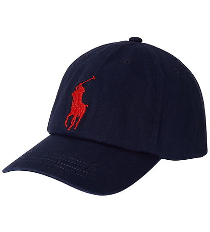 Polo Ralph Lauren Kappe - Navy/Rot m. Logo