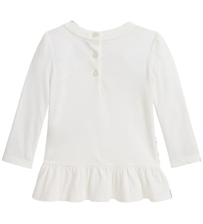 Polo Ralph Lauren Blússa - Hvítt M. Bangsi