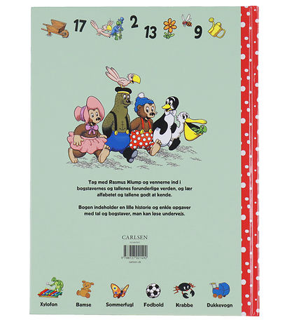 Forlaget Carlsen Book - Rasmus Klump - My Large Book About Lette