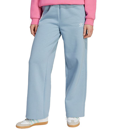 adidas Originals Jogginghosen - Weites Bein - Taktil Blue/Weiß