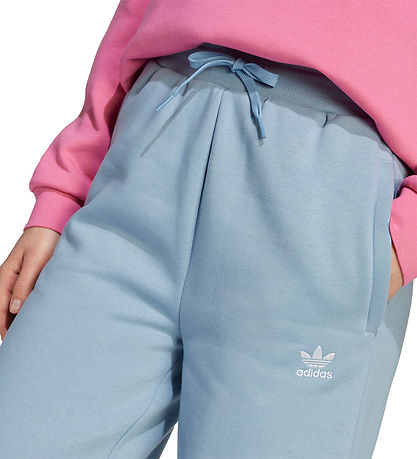 adidas Originals Jogginghosen - Weites Bein - Taktil Blue/Weiß