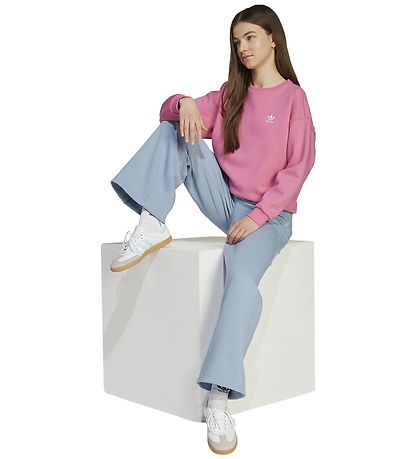 adidas Originals Jogginghosen - Weites Bein - Taktil Blue/Weiß