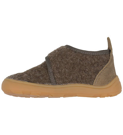 Bisgaard X Miffy Slippers - Wool - Barefoot - Dark Brown