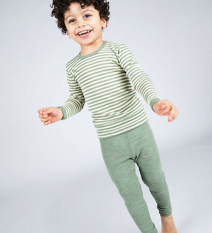 Engel Leggings - Wool - Sage Green Melange