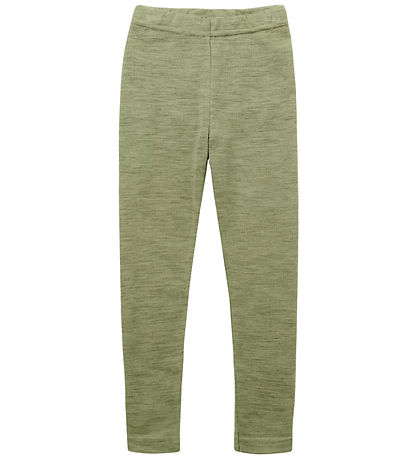 Engel Leggings - Wool - Sage Green Melange