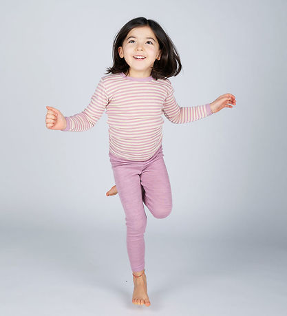 Engel Leggings - Wool - Rosewood Melange