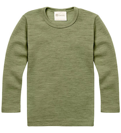 Engel Blouse - Wool - Sage Green Melange