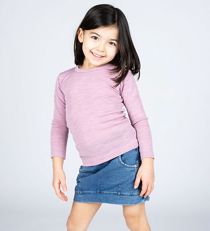Engel Blouse - Wool - Rosewood Melange