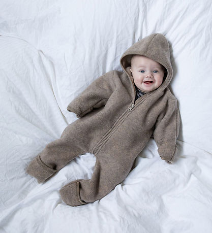 Engel Pramsuit - Wool - Walnut Melange