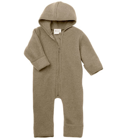 Engel Pramsuit - Wool - Walnut Melange