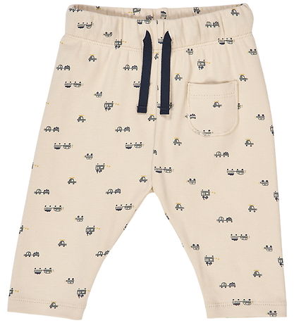 Müsli Hosen - Rib - Auto - Baby - Oak/Moos/Stürmisch Blue