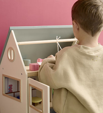 Kids Concept Dollhouse - Aiden - Wood/Multicolour