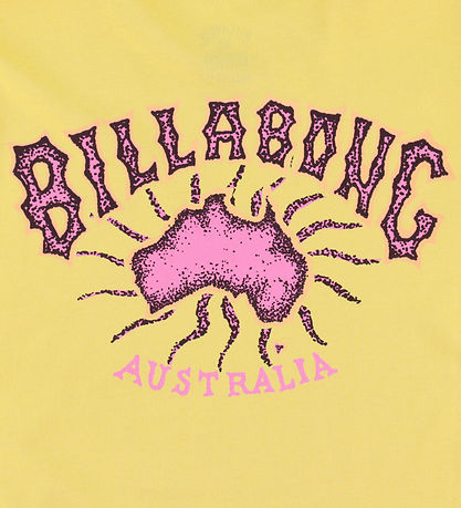 Billabong T-shirt - Origin - Missed Yellow w. Print