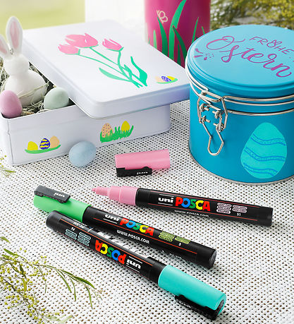 Posca Markers - PC-3M - 4 pcs - Muted Colours
