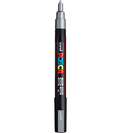 Posca Tusjer - PC-3M - 4 stk. - Gull/Hvit/Sølv/Svart