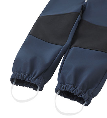 Reima Softshell Suit w. Fleece - Nurmes - Blue