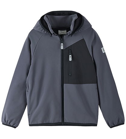 Reima Softshelljacka m. Fleece - Mukana - Grå/Svart