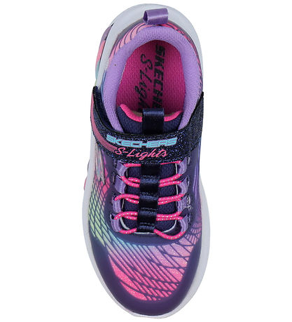 Skechers Skór M. Ljós - Rainbow Cruisers - Dökkblátt/Multi