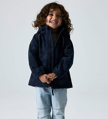Name It Softshell Jacket w. Fleece - NmmAlfa08 - Dark Sapphire
