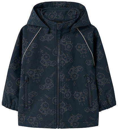 Name It Softshell Jacket w. Fleece - NmmAlfa08 - Dark Sapphire