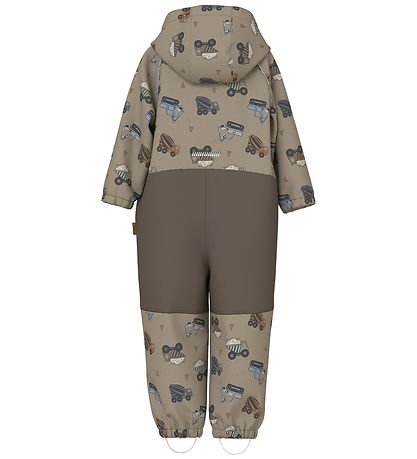 Name It Softshell Suit w. Fleece - NmmAlfa08 - Noos - Silver Min