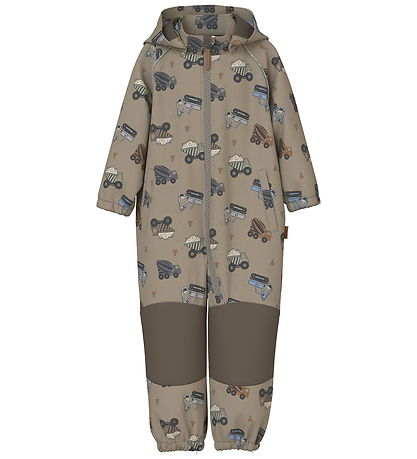 Name It Softshell Suit w. Fleece - NmmAlfa08 - Noos - Silver Min