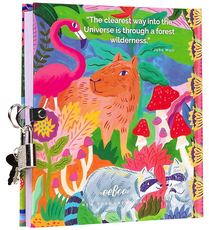 Eeboo Diary with Lock - Bambi