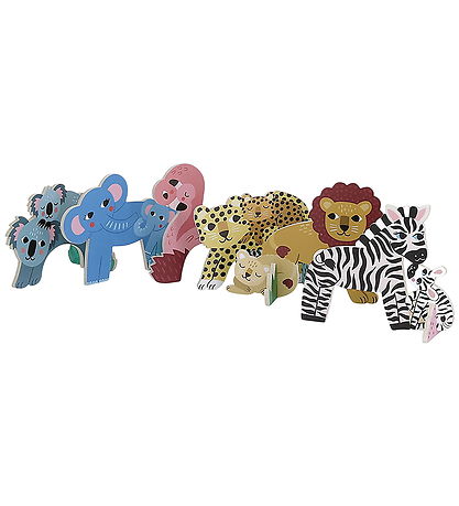 Vilac Croquet Lining 2 - Mini safari - Wood