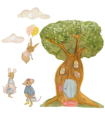 That's Mine Wallstickers - The Secret treehouse - Multi