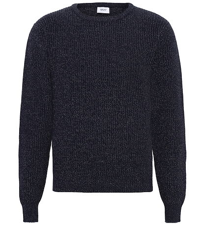 Grunt Bluse - Strick - GrTone - Navy Melange