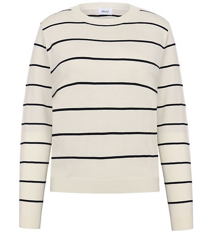 Grunt Bluse - Strick - GrFerro - Off White Stripe