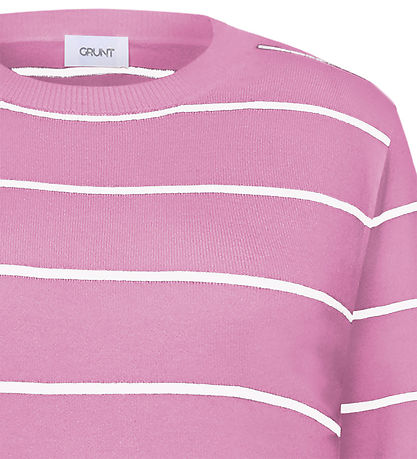 Grunt Blouse - Knitted - GrFerro - Rose Stripe