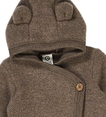 Müsli Fleece Suit - Wooly - Wool - Walnut Melange