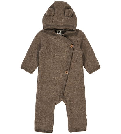 Müsli Fleece Suit - Wooly - Wool - Walnut Melange