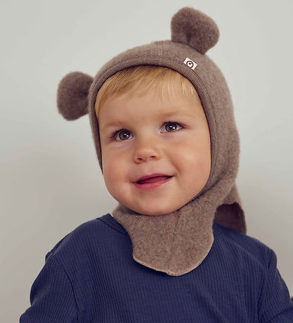 Müsli Balaclava - Single Layer - Fleece - Woolly - Wool - Walnut