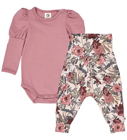 Müsli Trousers/Bodysuit l/s - Bliss - Nightingale/Root/Nostalgia
