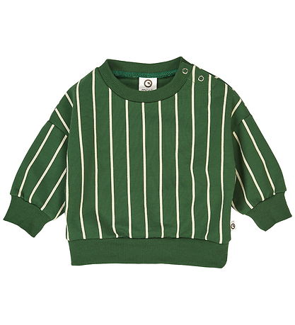 Müsli Sweatshirt - Nadelstreifen - Green Gables/Oak