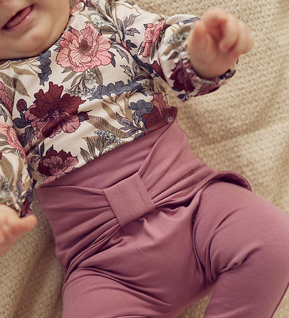 Müsli Bodysuit l/s - Bliss - Nightingale/Root/Nostalgia Rose