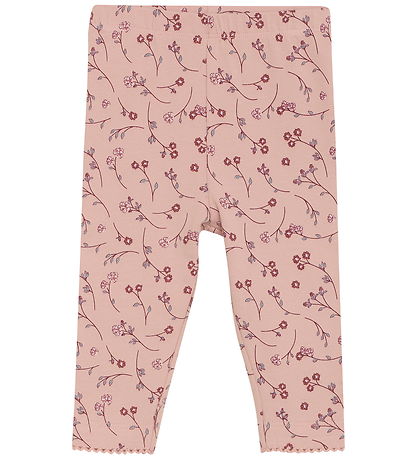Minymo Leggings - AOP - Misty Rose