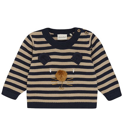 Minymo Bluse Strick - Pariser Nacht