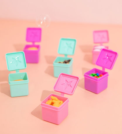 MontiiCo Snack Boxes - Bento Dip & Sauce - 2-Pack - Fuchsia