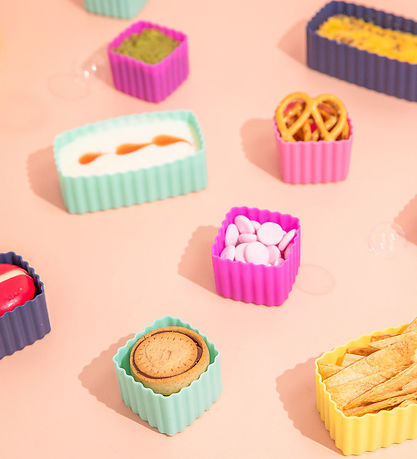 MontiiCo Inserts - 3-Pack - Bento Cups - Silicone - Floss