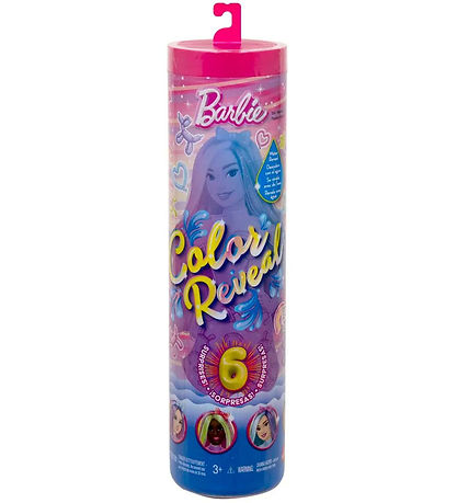 Barbie Docka - Asst. - Färgglad avslöjningsballong Animals