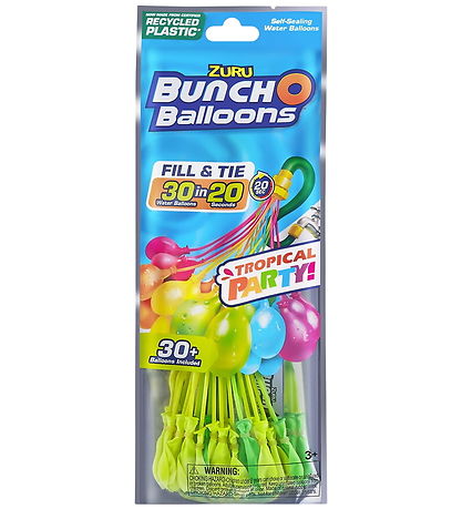 Bunch O Balloons Vatnsblöðrur - 30 Stk. - Tropical Party