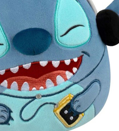 Squishmallows Soft Toy - 20 cm - Stitch w. Headphones