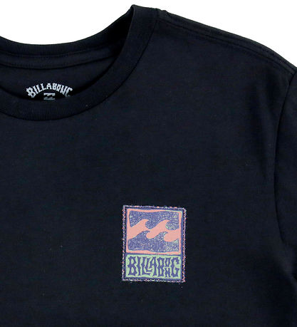 Billabong Stuttermabolur - Stimpill - Svart M. Prentað