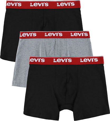 Levis Boxers - 3-Pack - Black/Grey Melange
