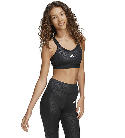 adidas Performance Trainingstop - Schwarz m. Weiß