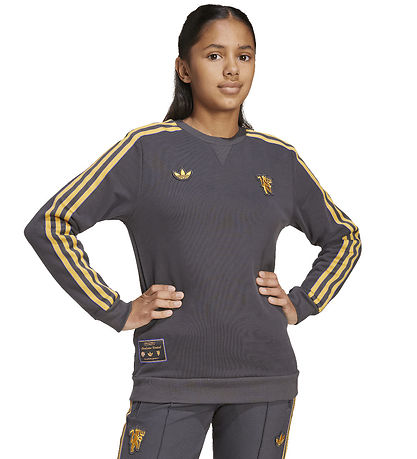 adidas Originals Peysa - Manchester United - Gagnsemi Black